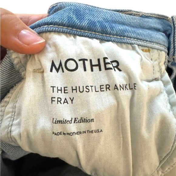 NWT MOTHER‎ WOMEN'S THE HUSTLER ANKLE FRAY JEAN SZ 25 - Picture 4 of 12